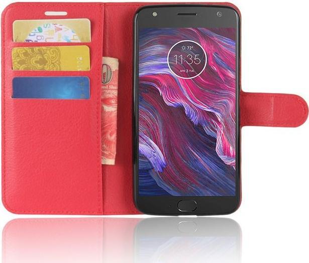 Image du produit MU Classic Housse en cuir classique avec texture litchite (Motorola Moto X4)