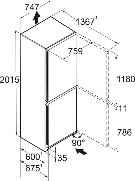 Image du produit Liebherr CNsfa 7723 Plus NoFrost (485 l)