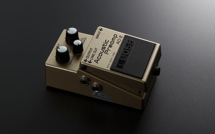 Actual product image BOSS AD-2 Preamp effect unit for acoustic guitar