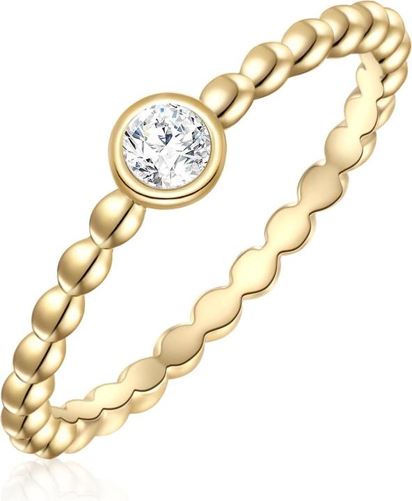 Immagine prodotto Glanzstücke München Donna Argento Sterling Cubic Zirconia Oro Giallo - 28487 (48, 925 Argento)
