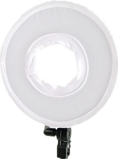 Produktbild Falcon Eyes Bi-Color LED Ringlampe Dimmbar DVR-300DVC auf 230V (Stableuchte)
