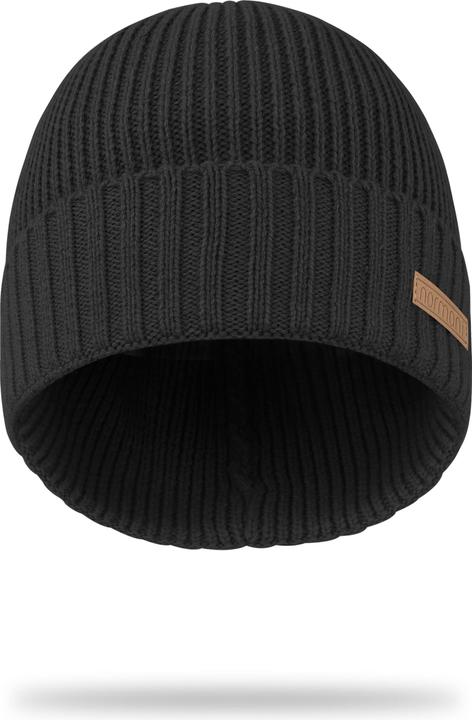 Actual product image Normani Winter set made of merino wool hat, scarf and gloves smooth Yuma - 9623 (One size)