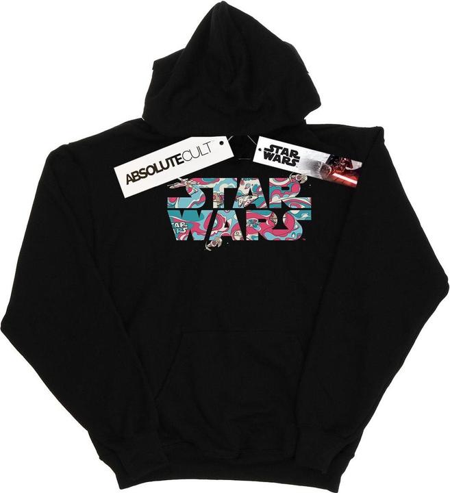 Star Wars Wavy Ship Logo Kapuzenpullover (XXL)
