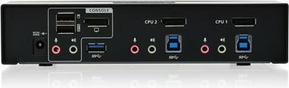 Actual product image Iogear 2-port DisplayPort 1.2
