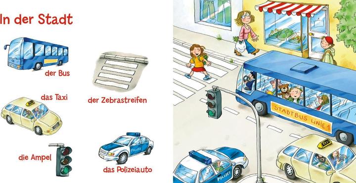 Image du produit Buggy-Bücher: Mein Buggy-Bildwörterbuch: Unterwegs (Allemand, Lucia Fisher, 2019)