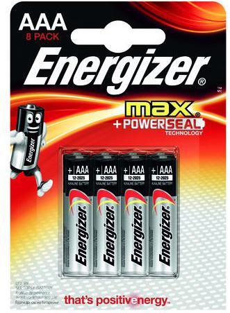 Immagine prodotto Energizer Max Alcalino (8 pz., AAA)
