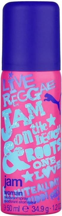Actual product image Puma Jam Woman Deodorant Spray 50ml (Spray, 50 ml)