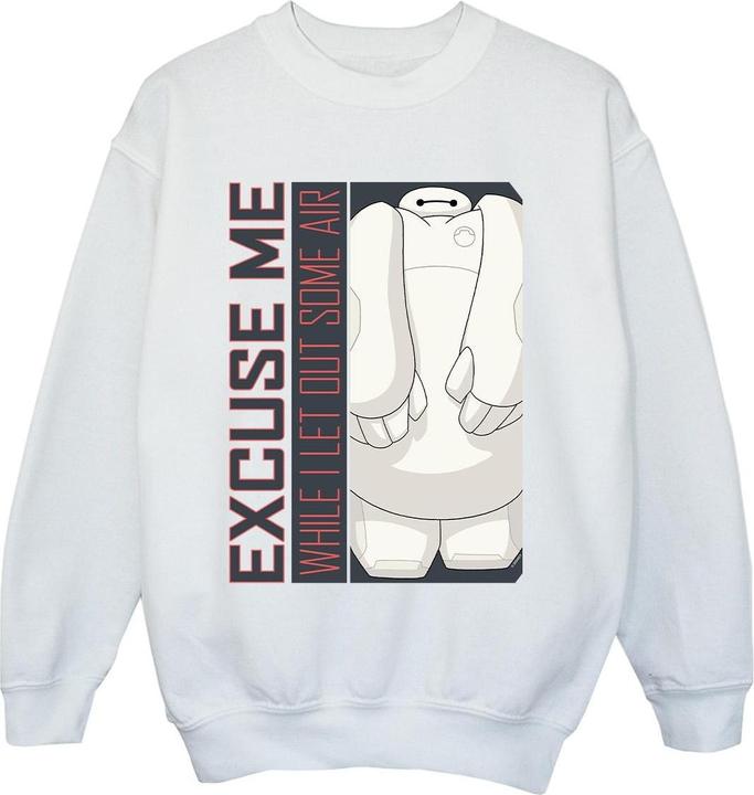Disney Big Hero 6 Baymax Excuse Me Some Air Sweatshirt Jungen