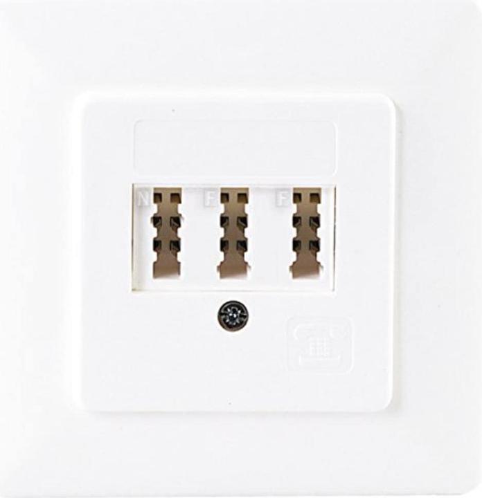 Produktbild Schwaiger Telefondose TAE 3x6 (4) NFF Unterputz