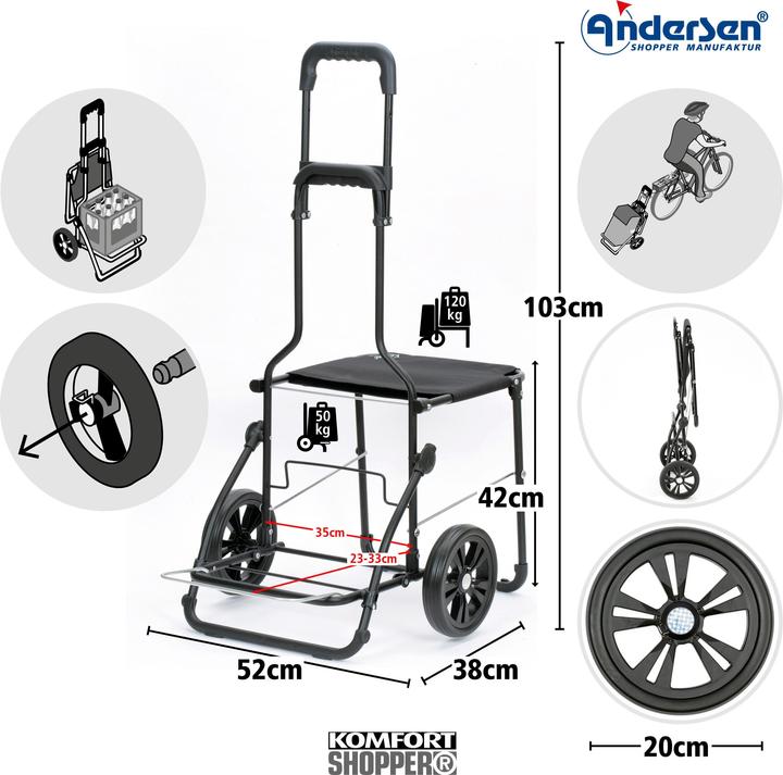 Produktbild Andersen Komfort Shopper Senta 2.0