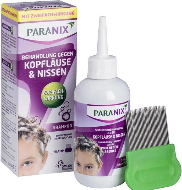 Actual product image Paranix 5 minutes + comb (200 ml, Liquid shampoo)
