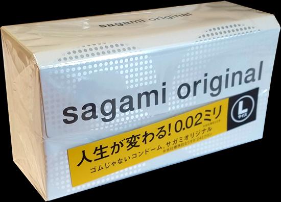 Actual product image Sagami Original L-Size" latex-free, 12 extra-long condoms for latex allergy sufferers (12 pcs.)