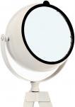 Image du produit Giftdecor horloge en fer forgé sphère ovale miroir blanc 30c
