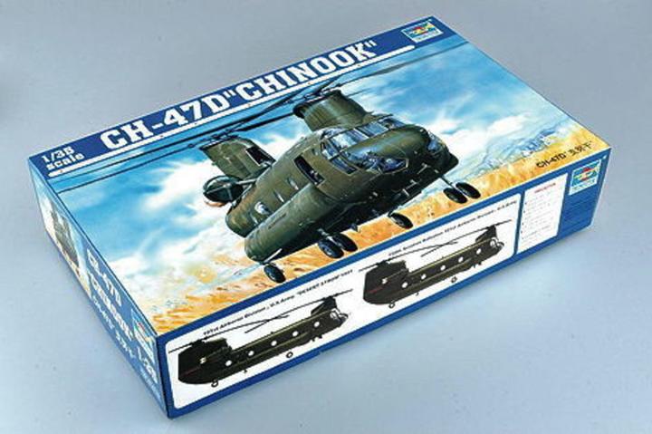 Actual product image Trumpeter CH-47D Chinook
