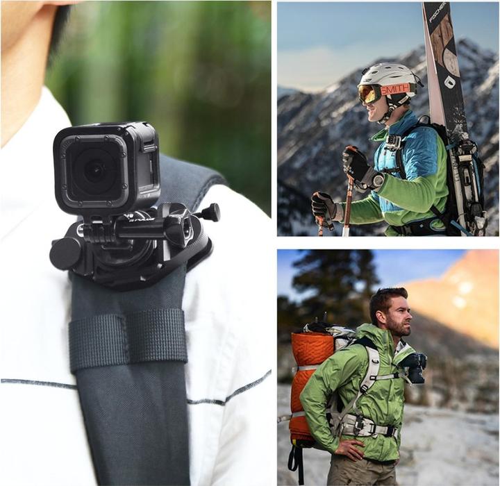 Image du produit Puluz Clip de libération rapide de l'appareil photo (Ceinture ventrale, Sangle d'épaule)
