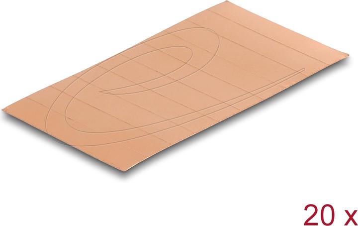 Delock Kupferstreifen 35 x 7 mm selbstklebend 200 Stück