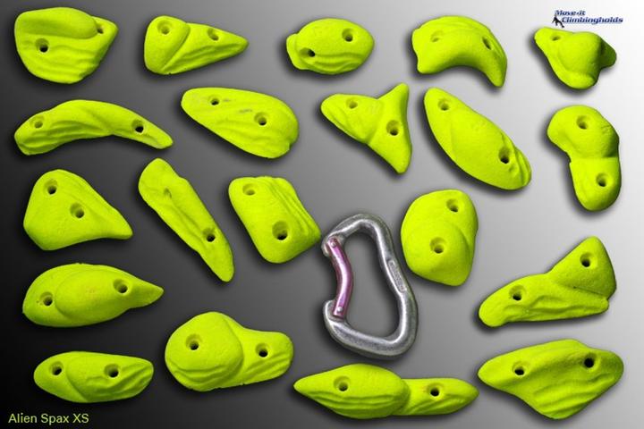 Move It Climbingholds Alien XS Spax climbing holds set (Orange)
