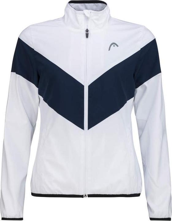 Head Club Jacket W weiss/dunkelblau