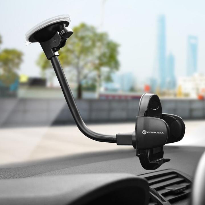 Produktbild Forcell Stylus F-GRIP Oval 27 cm car holder for windshield / dashboard / air vent black