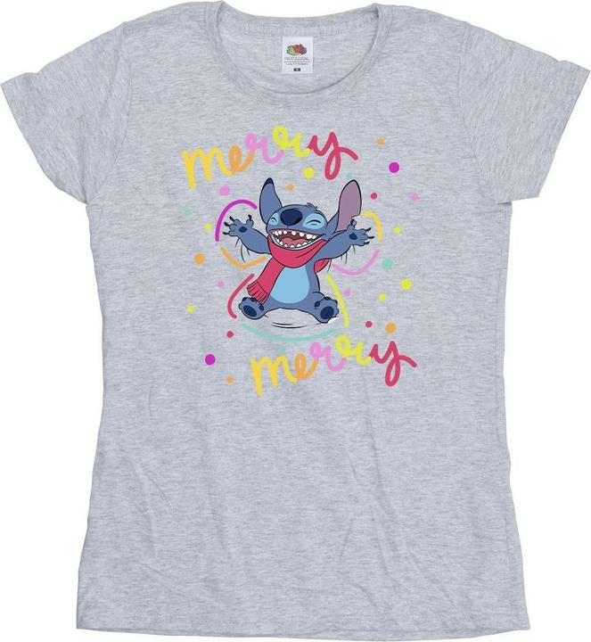 Disney Lilo & Stitch Merry Rainbow TShirt (M)