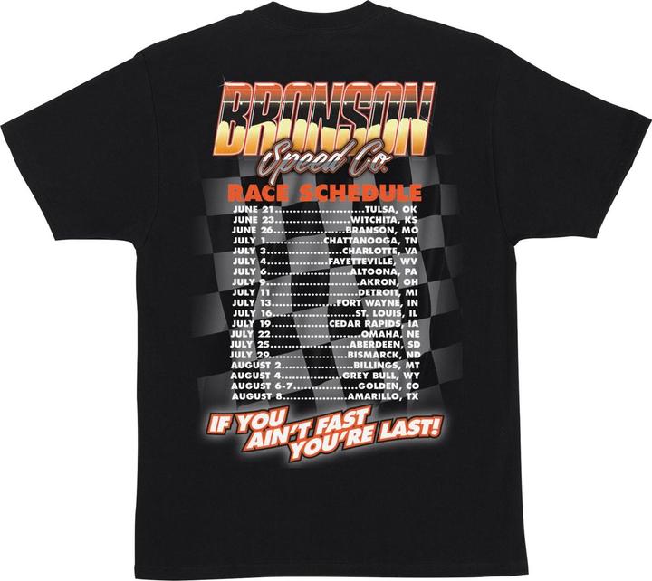 Actual product image Bronson Speed Co. Racing Raw S/S Regular T-Shirt (L)