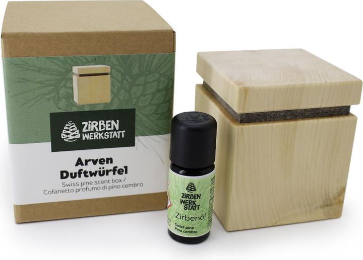 Produktbild Zirben Werkstatt Arven Duftwürfel Set inkl. Arvenöl