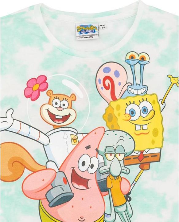 Immagine prodotto Spongebob Squarepants Top da ragazza con cravatta frontale (146, 152)