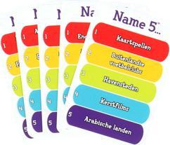 Image du produit Goliath Toys Nommez 5 jeux de cartes NL