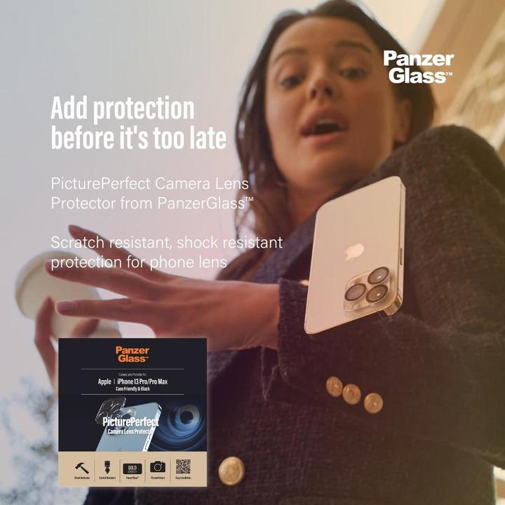Produktbild PanzerGlass Camera Protector (1 Stück, Apple iPhone 13 Pro Max, Apple iPhone 13 Pro)