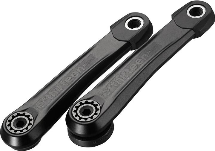 Actual product image e*13 Helix e*spec crank, 165mm, Bosch Gen4-Brose S Mag-TQ HPR50, Self Extractor, black (165 mm)