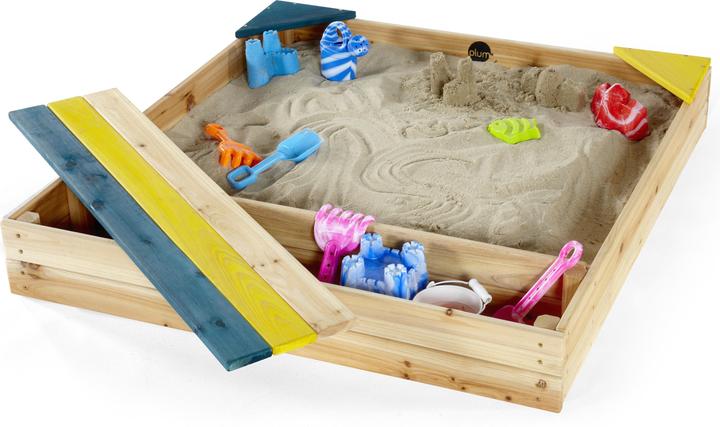 Produktbild Plum Spielsandkasten mit Staufach und Schutzhülle