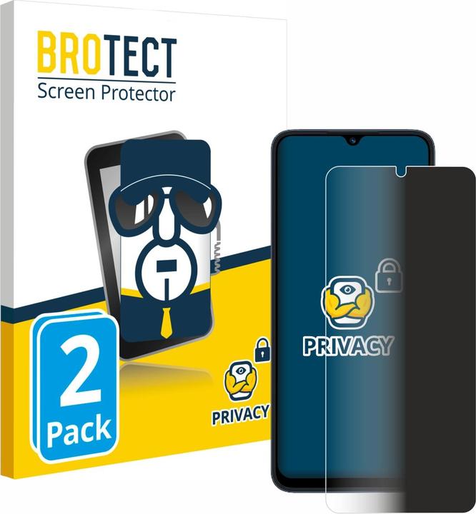 Immagine prodotto BROTECT Pellicola privacy antispia Pellicola di protezione dalla luce blu (2 Pezzo/i, Xiaomi Redmi 12C)