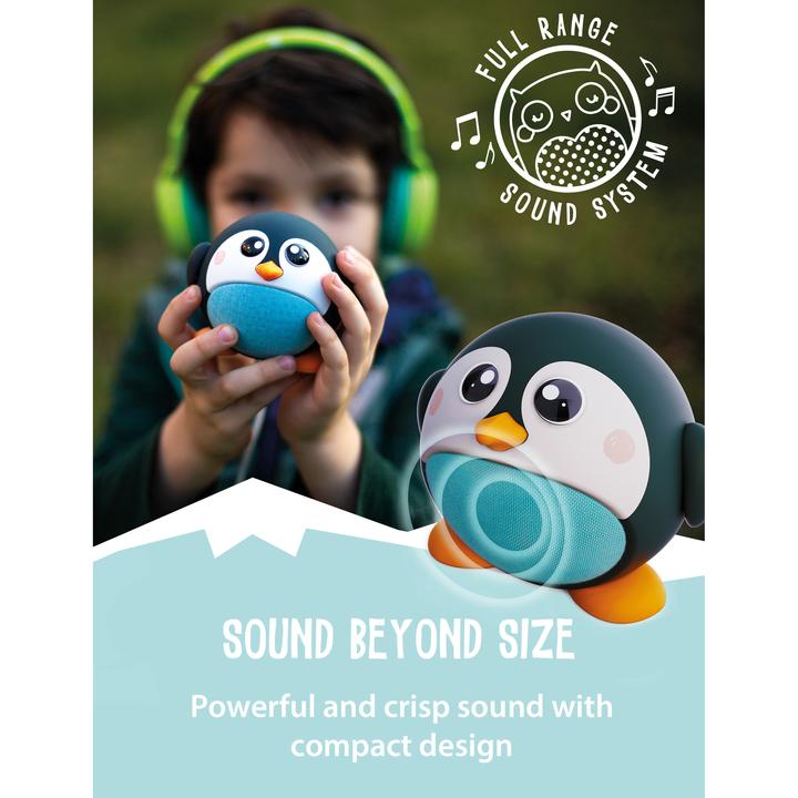Actual product image Planet Buddies Penguin Speaker (4 h, Rechargeable battery operated)