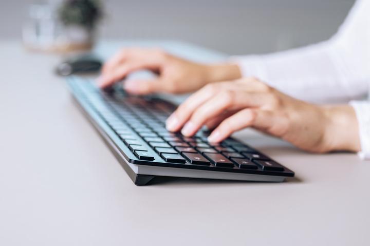 Actual product image CHERRY KW 9100 Slim (CH, Wireless)