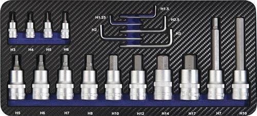 Immagine prodotto Promat Set di chiavi a bussola (6,5 mm, 17 mm)