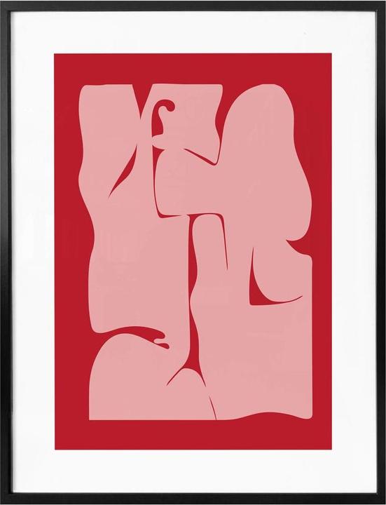 Trenddeko Rouge abstrait