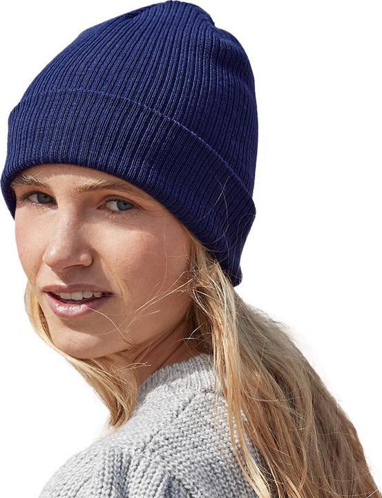 Immagine prodotto Beechfield Berretto adulto in cotone organico a maglia fine