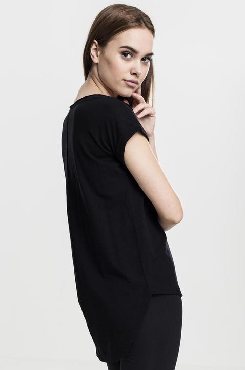 Immagine prodotto Urban Classics Tee lungo posteriore sagomato Slub da donna (S)