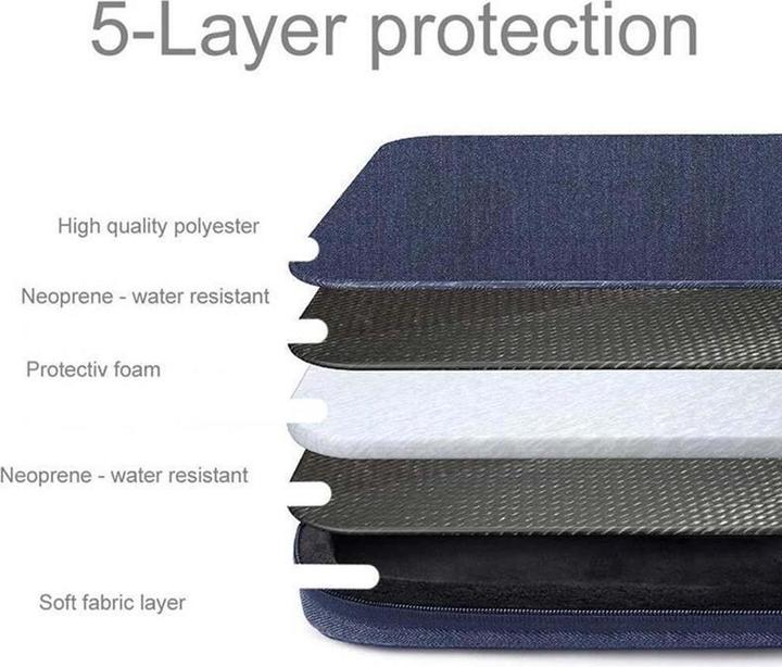 Actual product image Cadorabo Fabric Laptop Bag 13.3 Inch (13.30", Universal)