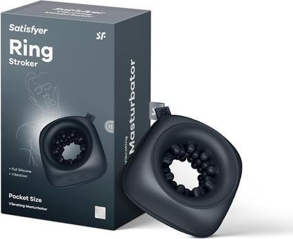 Satisfyer Ring Stroker Masturbator & Vibrator (9.10 cm)