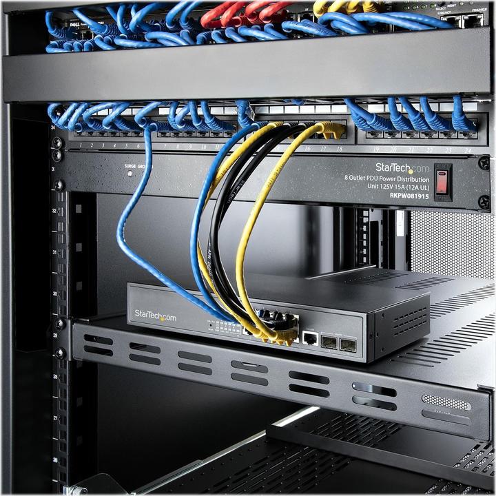 Produktbild StarTech 1 HE verstellbarer Schwerlast Fachboden für Server Rack/ Schrank bis 113 Kg - Fachboden Serversch...