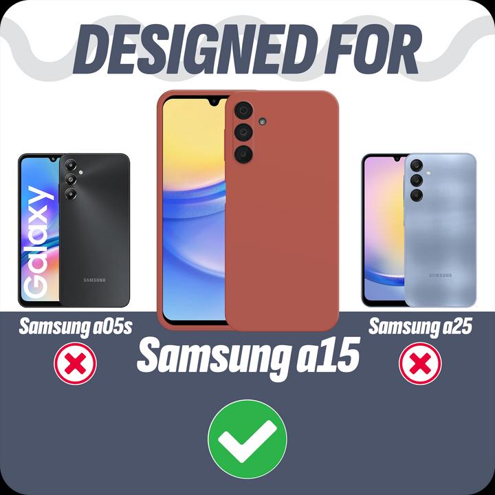 Produktbild Cazy Silikon Hülle Kompatibel mit Samsung Galaxy A15 / A15 5G - Soft TPU Schutz - (Samsung Galaxy A15 5G, Samsung Galaxy A15)