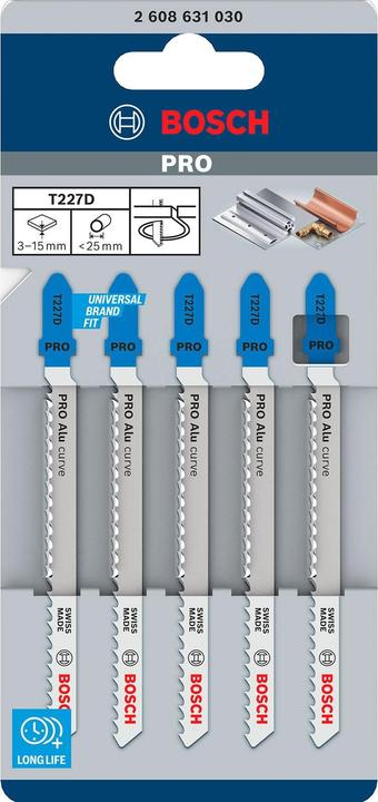 Produktbild Bosch Professional Zubehör PRO Alu curve T227D Stichsägeblatt, 100 mm