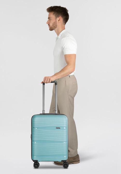 Actual product image D&N Travel Line 4300-Plus 4-wheel cabin trolley S 55 cm with stretch fold (37 l, Hand luggage (up to 50 litres))