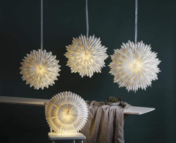 Image du produit Star Trading Papier gelé étoilé, 50 cm, intérieur