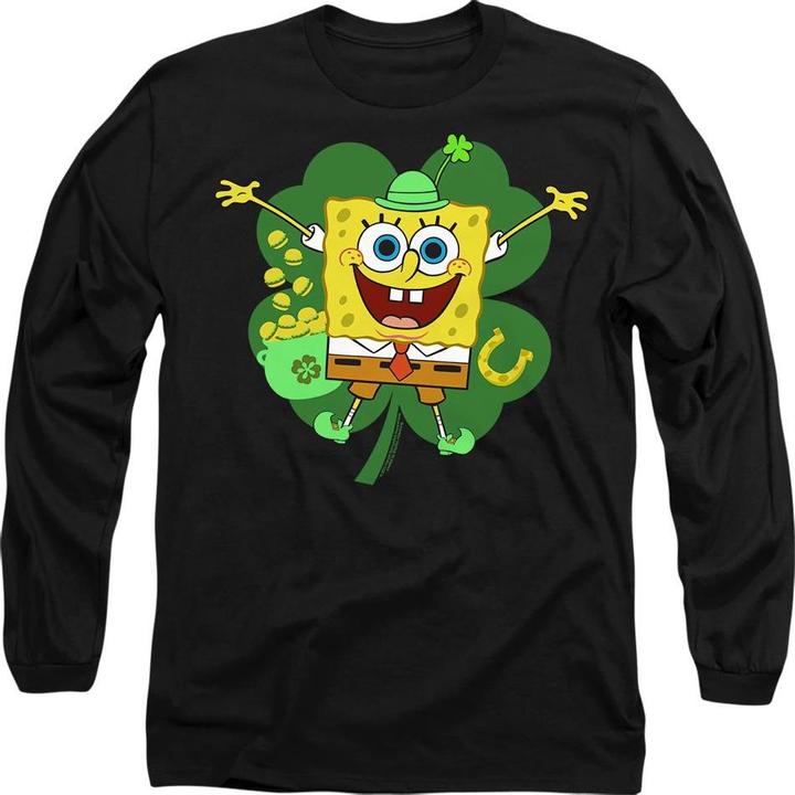 Spongebob Squarepants Spongey TShirt St PatricksTag (XL)