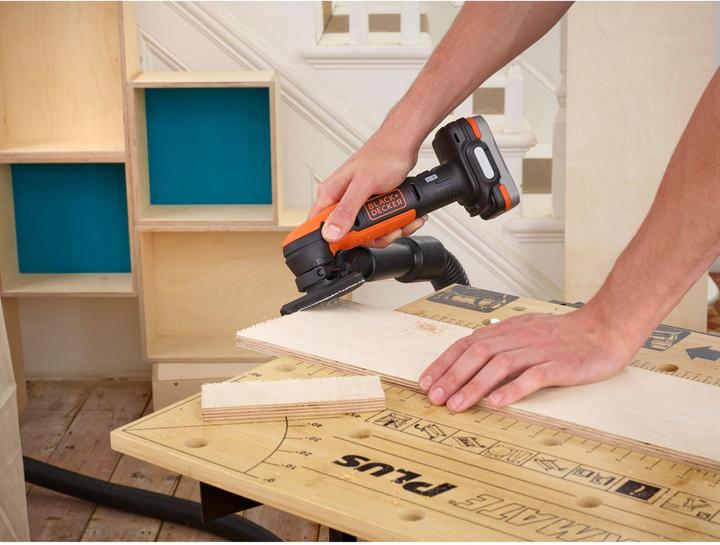 Image du produit Black & Decker Black+Decker Ponceuse Delta sans fil 12V (Plateau de ponçage triangulaire)