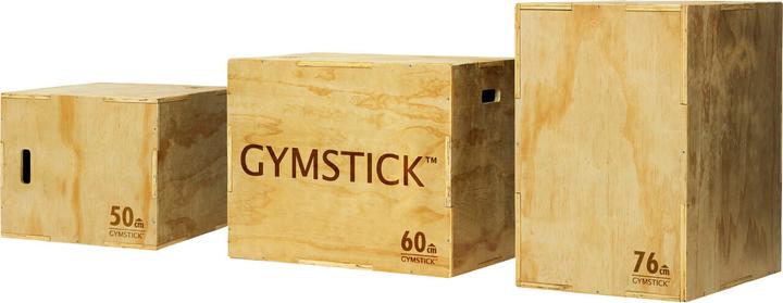 Actual product image Gymstick Wooden plyobox, 3-stage