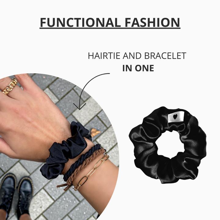 Immagine prodotto Bellody Scrunchies di seta originali (Elastico per capelli)