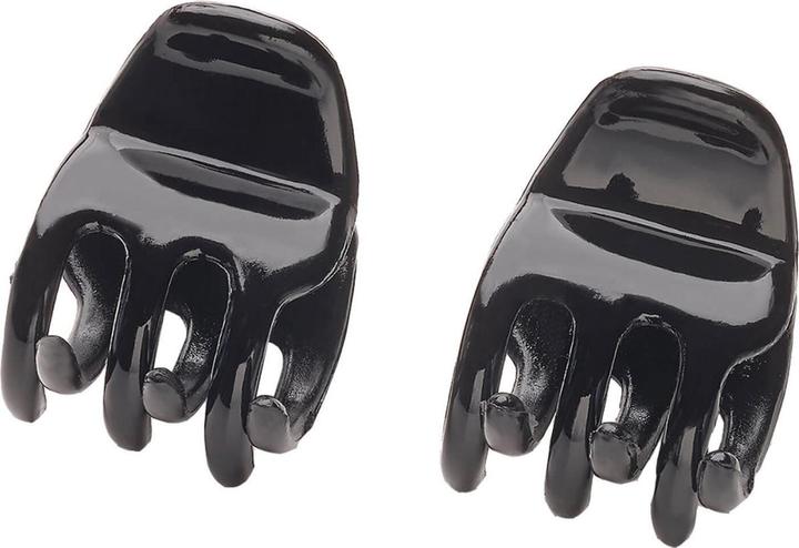 Trisa Hair - ECO Klemme Schwarz 2.4cm (2 Stk.)